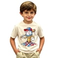 thumbnail image 4 of Boys Shirts Cotton Short Sleeve Shirts for Girls T-Shirts Summer Oversized Clothes Tops Tees Back To School Fashion Outfits, 4 of 4