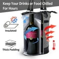 thumbnail image 3 of Tirrinia Insulated Wine Carrier Tote - Travel Padded 2 Bottle Wine/Champagne Cooler Bag, Unique Mothers Day Gifts, 3 of 8