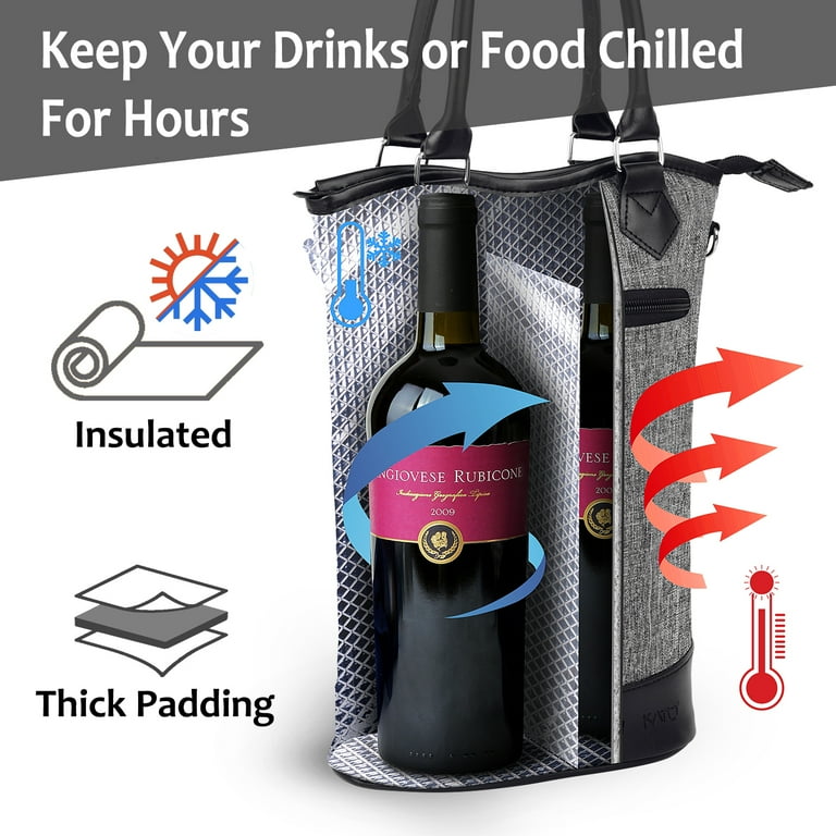 Princeton Corkscrew - Insulated Wine Tote Bag