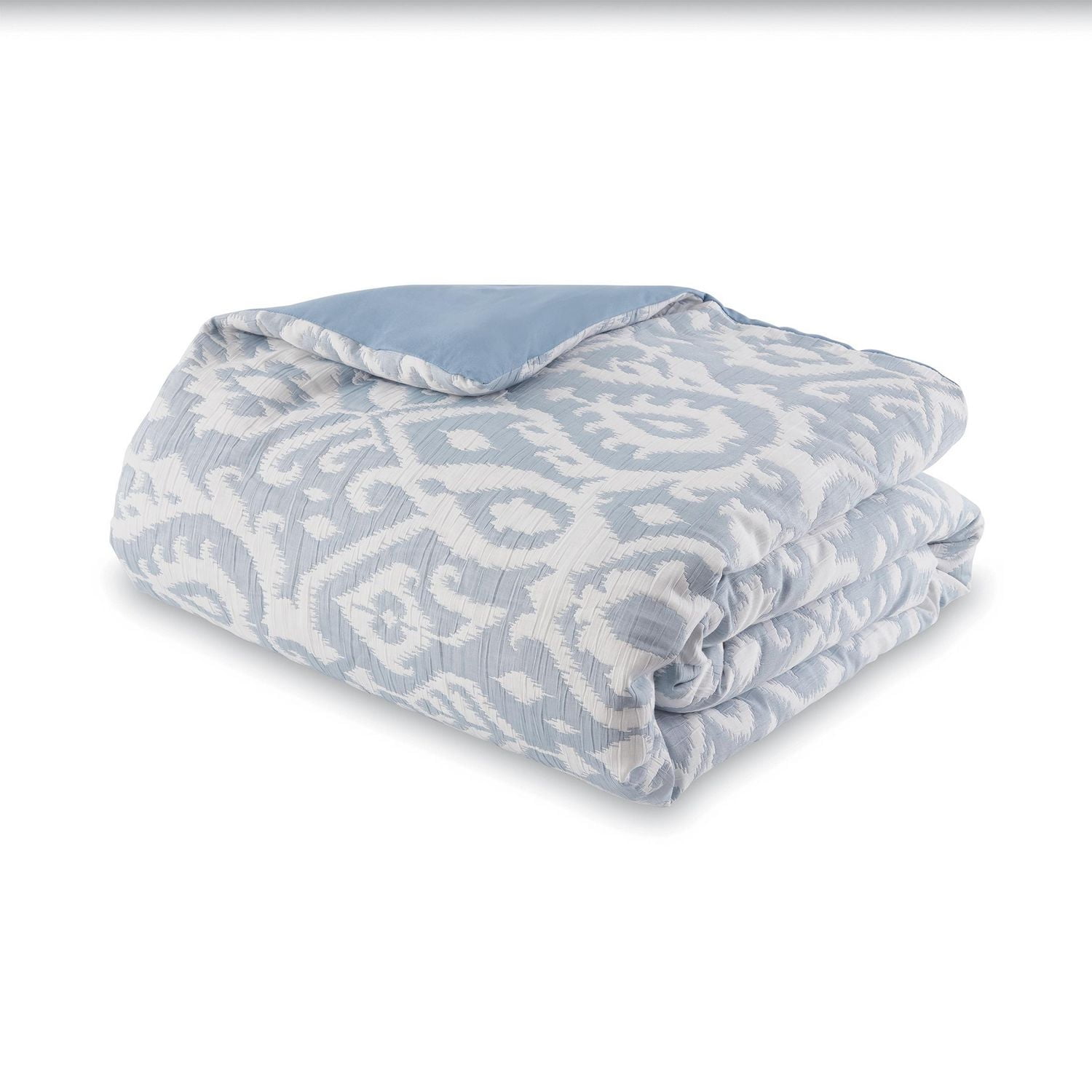 Ensemble d’édredon à motif ikat 5 pièces Mainstays, 2 places/grand Sac de rangement inclus