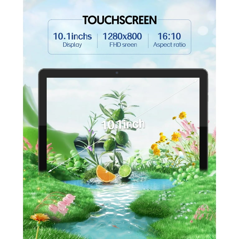 2024 Newest 10 Inch Android 13 Tablet, 64GB ROM, 7GB RAM