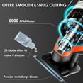thumbnail image 5 of KEMEI 2293 Professional Cordless T-Blade Hair and Beard Trimmer for Men, Orange, 5 of 7