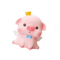 thumbnail image 4 of Alcancía, Figura de cerdo, Bordes redondeados, Regalos de cumpleaños, Manualidades, Adorno de escritorio, Cerdo mediano con ojos abiertos, 4 of 9