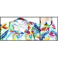 thumbnail image 4 of LA LEELA Hawaiian Shirts Womens Casual Summer Beach Short Sleeve Vacation Blouse Shirt Luau Party Blouses Dress Tops Tee Shirts T Shirt for Women S Allover Leafs, Multicoloured, 4 of 5