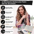 thumbnail image 5 of Creative Artizan- Watercolors Paint Set | Art Supplies | Coloring set for all Age | Kids Drawing Kit | Art Drawing Supplies | Expert and Beginer Drawing Art Set | Non Toxic Paint Set | Kids Art Kit, 5 of 5