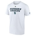 thumbnail image 2 of Men's Fanatics  White Seattle Kraken Authentic Pro Core Primary T-Shirt, 2 of 3