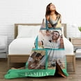 thumbnail image 6 of Custom Blanket with Photo Text Personalized Throw Blanket Customized Picture Blanket for Kid Adult Friends Mother Father Personalized Gift Flannel Blanket for Birthday Gifts, 6 of 6