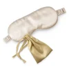 ALL PRIDE Silk Sleeping Eye Mask, Soft Eye Mask with Adjustable Strap, Golden