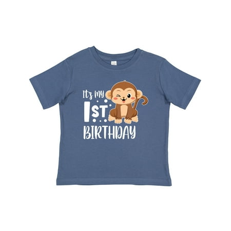 

Inktastic Monkey Its My 1st Birthday Gift Baby Boy or Baby Girl T-Shirt