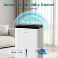 thumbnail image 3 of ALROCKET 30 Pint Dehumidifier for Basement, DOE 10 Pint Dehumidifier with Drain Hose Covers 2500 Sq.Ft, Smart Humidity Control, Auto Defrost, 3 of 8