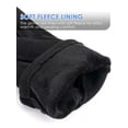 thumbnail image 5 of Deago Womens Winter Warm Gloves with Sensitive Touch Screen Texting Fingers Fleece Lined Windproof Gloves (Black), 5 of 9