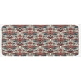 thumbnail image 1 of Paisley Kitchen Mat, Oriental Damask Design Persian Effects Feminine Aged Pattern, Plush Decorative Kitchen Mat with Non Slip Backing, 47" X 19", Dried Rose Mauve, by Ambesonne, 1 of 1