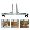 thumbnail image 2 of Luyaoo Room Partition Support Bases Household Screen Feet Office Silver, 2 of 7