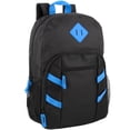 thumbnail image 2 of Trailmaker 24 Pack Multicolor Mesh Side Pocket 17 Inch Backpacks, Padded Shoulder Straps for Travel, Commute, 2 of 9
