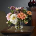 thumbnail image 5 of Nearly Natural Peony Artificial Flower Arrangement, Multicolor, 5 of 10