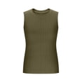 thumbnail image 6 of BUIGTTKLOP Ribbed Tank Tops for Women Sleeveless Knit Tops Crewneck Stretchy Going out Tops Fitted Summer Tanks, 6 of 6
