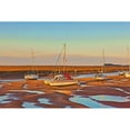 thumbnail image 3 of Fossey, George 14x11 Black Modern Framed Museum Art Print Titled - SUNSET BOAT I, 3 of 5