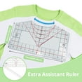 thumbnail image 3 of jiaroswwei T-shirt Acrylic Ruler Guide, T-Shirt Scale Guide Heat Press Shirt Measurement Tool Supplies, T-shirt Alignment Tool, 3 of 7