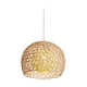 thumbnail image 2 of Lámpara colgante LED tejida de ratán, lámpara colgante hogar, salón 40cm de diámetro Gloria Colgante de luz, 2 of 9