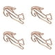 thumbnail image 5 of 20 clips de papel pequeños con forma de gato pequeño y lindo, resistentes al óxido, de metal duradero y muy utilizados en la oficina para notas de papel, 5 of 10
