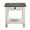 Antique White, variant on Oak & Pine Solids Base - 1 Drawer Storage Solution - Casual Home Style - Decorative Accent