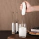 thumbnail image 3 of Espumador de leche eléctrico Espumador de cocina Batidor Mezclador Agitador Café Capuchino Batidor Mezclador espumoso Batidor de huevos Blanco, 3 of 8