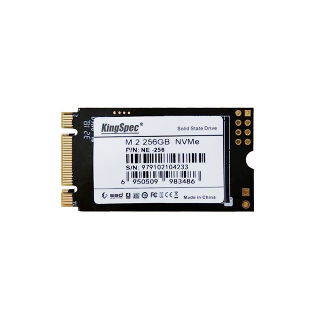 KingSpec 256 GB 2242 PCIe 3.0 NVMe M.2 3D NAND SSD Unidad de estado sólido: SSD interno (N Abanopi Unidad de estado sólido