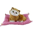 thumbnail image 1 of Simulation Cute Cat Kitten Sound Plush Doll Toy with Sleeping Mat Home Decor, 1 of 11