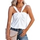 thumbnail image 1 of SAYOO mujeres moda Color sólido camisola sin mangas espalda descubierta Sling Tank Tops verano Casual salvaje chaleco Streetwear SAYOO Moda, 1 of 5