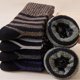thumbnail image 5 of Calcetines de invierno Minnieouse 5 pares para hombre media pantorrilla Rayas gris claro AP010992-07B, 5 of 6