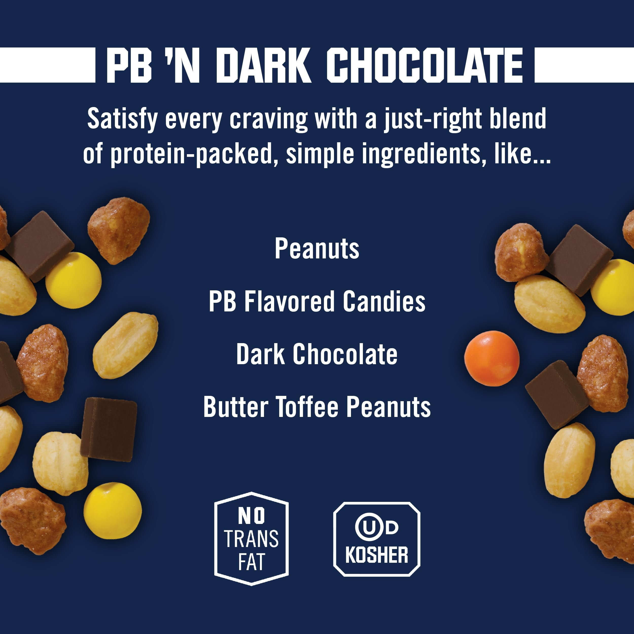 Kars  12 oz Peanut Butter & Dark Chocolate Trail Bagged Mix - Pack of 6