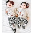 thumbnail image 2 of Okbabeha Fall Winter Baby Boys Clothes Cute Crewneck Sweatshirt Top and Casual Jogger Pants 2 Piece Halloween Outfits, 2 of 7