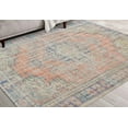 thumbnail image 2 of Easy To Clean Rugs, Chenille Printed Design Rug, Turkish Rug, Wall Hanging Rugs, Salon Rug, Orange Rug, Personalizeds Rug, Tribal Rugs, Area Rug, 2.3'x3.3' - 70x110 cm, 2 of 9