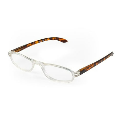 OPTX 20/20 Mode Unisex Reading Glasses, Crystal Tortoise - Walmart.com