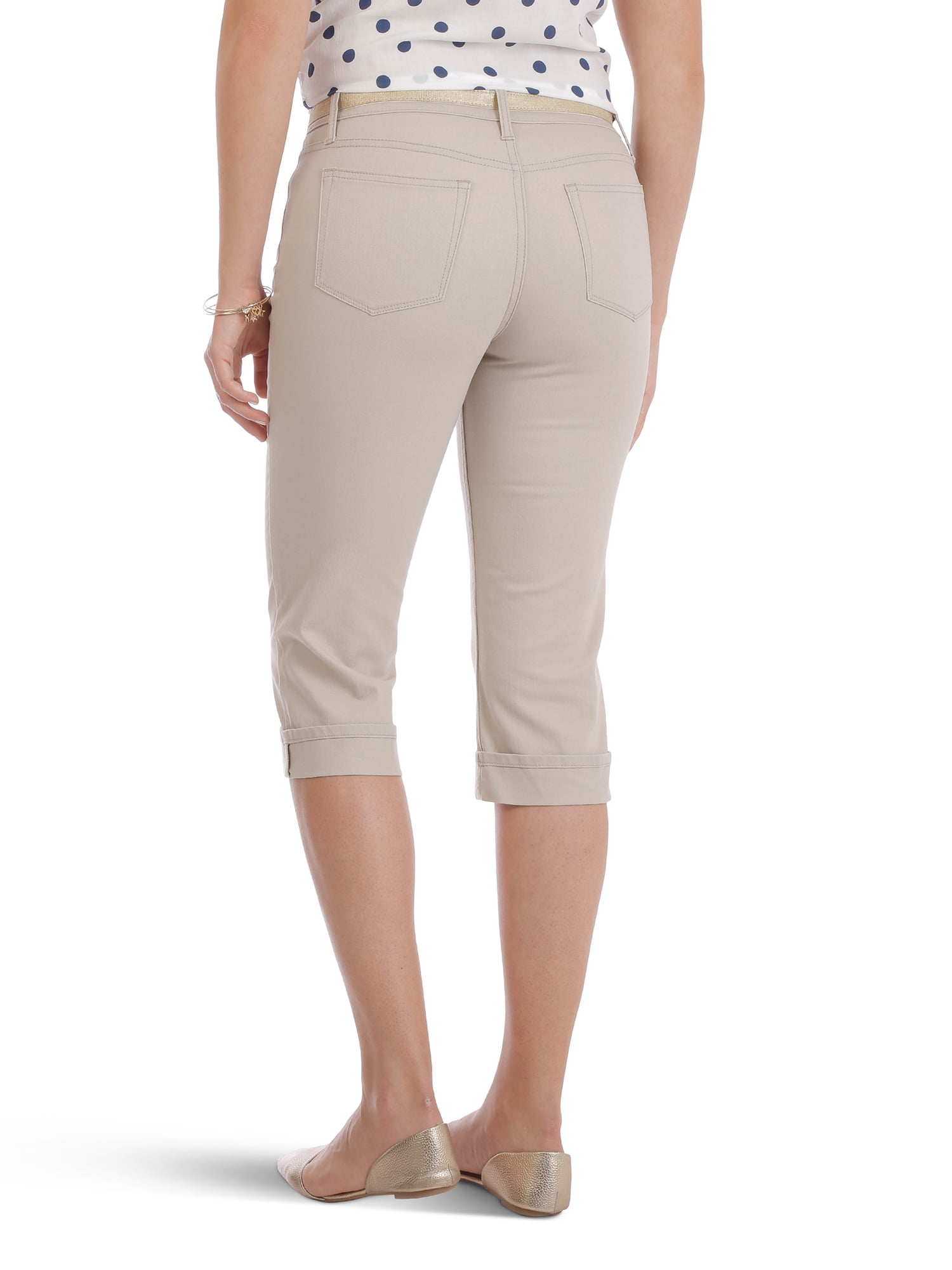 Lee Riders Mid-Rise Stretch Fabric Capris (Women)