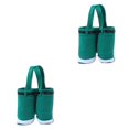 thumbnail image 1 of Matsuzay Bolsa de dulces reutilizable portátil Media Santa Pantalones Bolsa Cesta Asa colgante Navidad Año Nuevo Festival Fiesta Verde M Type2 NO2, 1 of 6