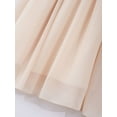 thumbnail image 4 of inhzoy Girls Ruched Chiffon Pageant Dress Sleeveless Belted Casual Dresses, 4 of 5