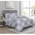 thumbnail image 1 of 3 Pieces Comforter Set Bias Plaid Alloy, 1 of 1
