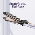 thumbnail image 5 of Banzch Curling Iron Curling And Straightening Hair 2 In 1 Electric Curling Comb For Curls Beach Waves30s Fast Heat-up Long Barrel For Long Hair,Mothers Day Gifts, 5 of 7