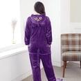 thumbnail image 4 of Pijamas de dibujos animados a juego para hombres y mujeres, mono con capucha de una pieza, franela, Panda, Unisex, Anime, Kigurumi, familia, Invierno, 4 of 4