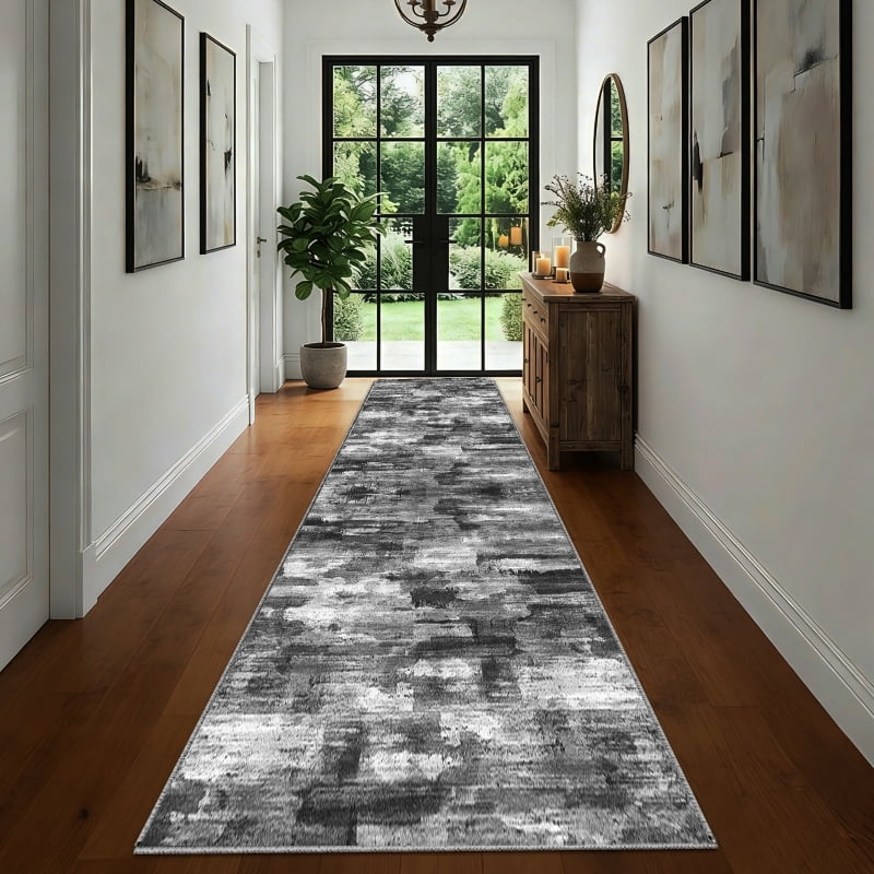 2'x10' Kitchen Runner Rug,Non-Slip Entryway Runner Laundry Rug,Boho Indoor Machine Washable Hallway Runner Rugs Throw Carpet for Living Room Bedroom Dining Room Hallway Kitchen