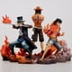 thumbnail image 1 of Figuras de acción de One Piece, Set de 3 piezas, Monkey D Luffy Ace Sabo, modelo coleccionable de PVC, 14-17CM Fivean Figuras de anime, 1 of 2