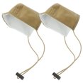 thumbnail image 4 of Miangastore 2pcs Car Driving Shoe Heel Protector Wear-resistant Shoe Cover Brake Throttle Shoe Foot Heel Protection (Khaki), 4 of 8