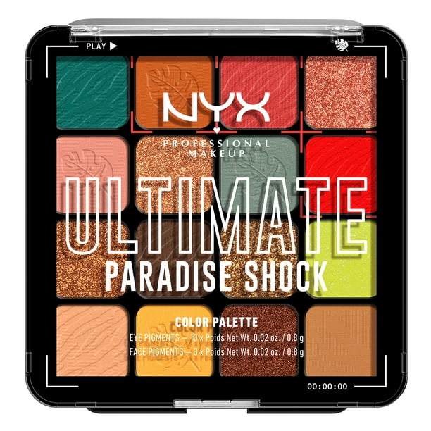 Paleta de sombras de ojos NYX PROFESSIONAL MAKEUP Ultimate Paradise