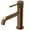 Brushed Copper, variant on Karran Usa KBF460SS Tryst 1.2 GPM Single Hole Bathroom Faucet - Stainless Steel