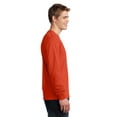thumbnail image 2 of Port & Company Long Sleeve 5.4-oz. 100% Cotton T-Shirt. Orange. M., 2 of 3