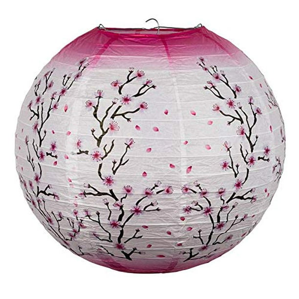 14 Pink Cherry Blossom Tree Japanese Paper Lantern Walmart Com 14 Pink Cherry Blossom Tree Japanese Paper Lantern Walmart Com