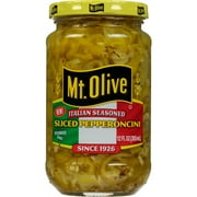 Mt. Olive Italian Seasoned Sliced Pepperoncini, 12 fl oz jar