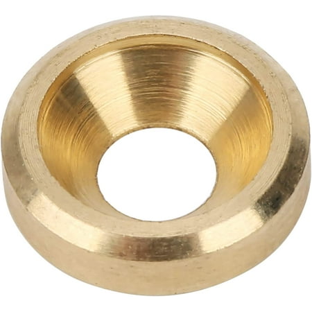 

Maoch01 20pcs Countersunk Finish Cup Washers Pure Copper Countersunk Screw Washer CNC Flat Head Gasket Screw Washer(M4)