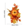 thumbnail image 3 of LSLJS Thanksgiving Decorative Pendant Artificial Flower Pumpkin Wall Decoration Thanksgiving Decorations, 3 of 6